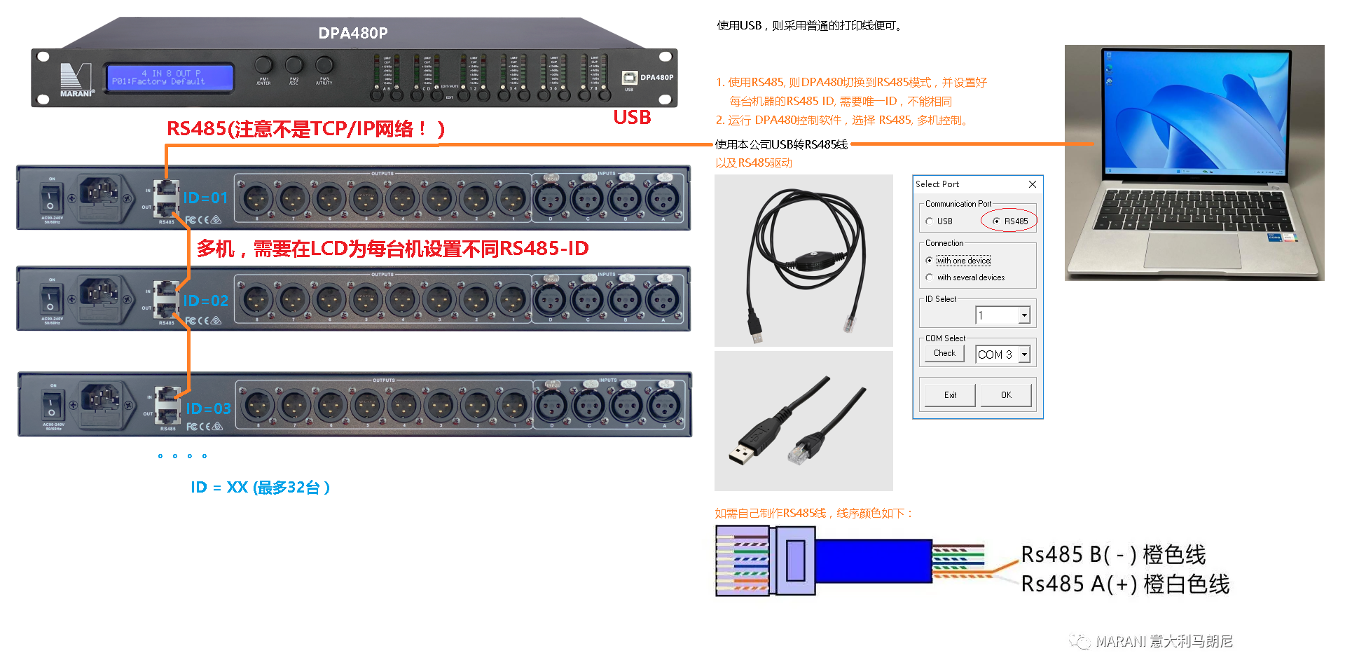 DPA480P RS485网络联机图片